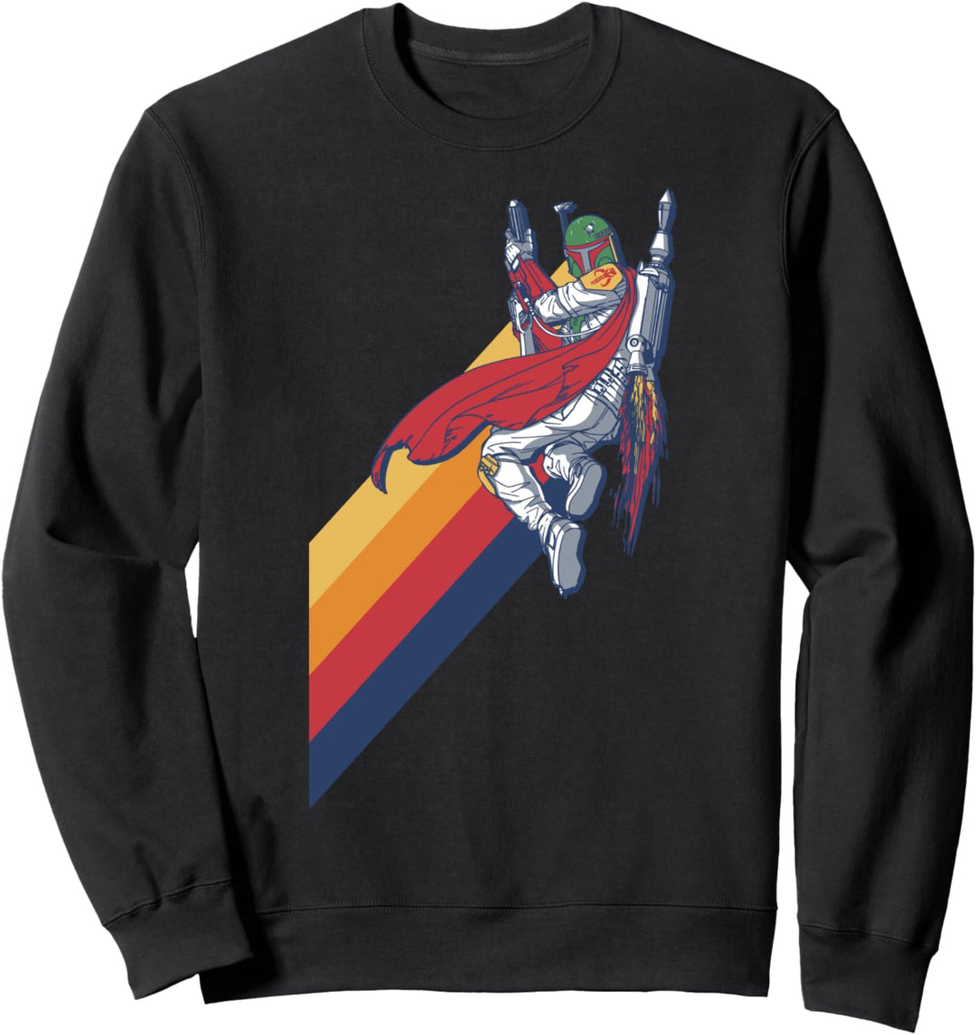 Star Wars Boba Rainbow Fade Sweatshirt