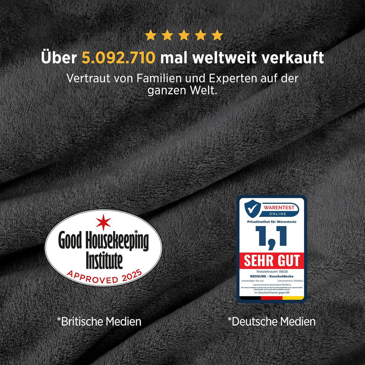 BEDSURE Flauschig Decke Fleecedecke - Wohndecke Warm Winter Weich, Sofadecke Kleine, Couch Blanket,