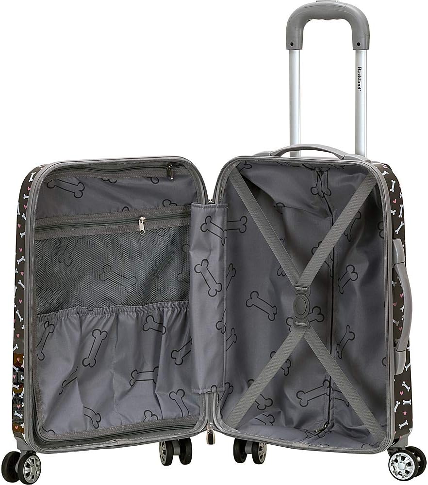 Rockland Vision Hardside Spinner Rad Gepäck, Sortiert/Mehrfarbig, Handgepäck 50,8 cm, Carry-On 20-In