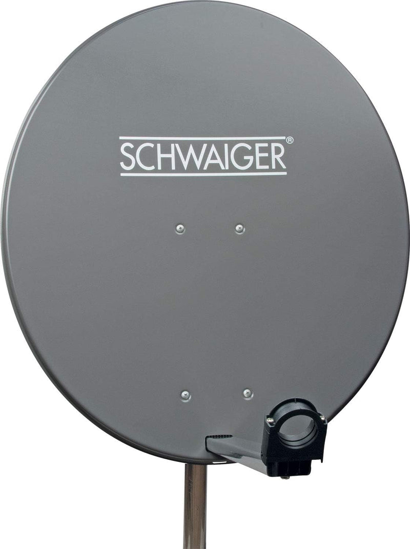 Schwaiger SPI996.1 Stahl SAT-Spiegel, (Durchmesser 85 cm) Anthrazit, Anthrazit