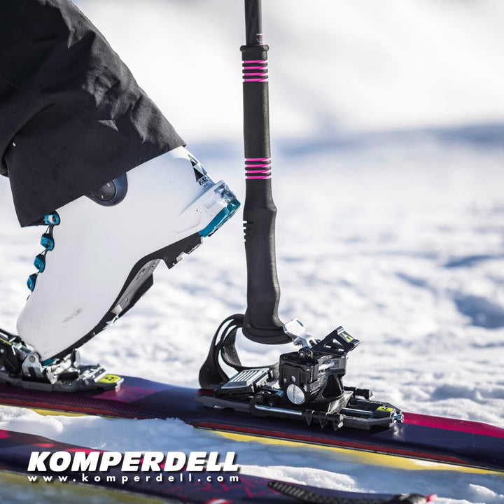 KOMPERDELL Ascent TI 2 Tourenskistock, Wanderstock, Trekkingstock, und Skistock 115-150cm, 115-150cm