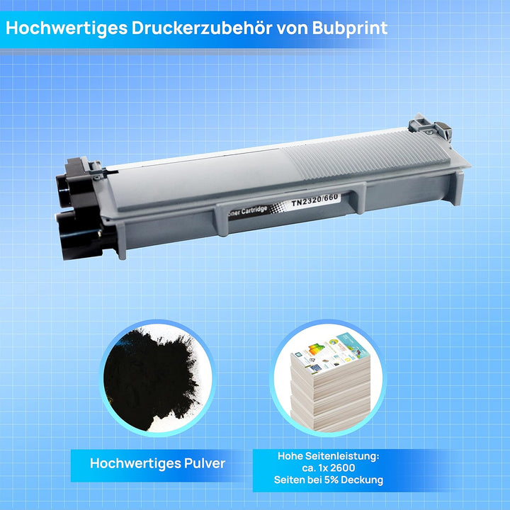 Bubprint Toner kompatibel als Ersatz für Brother TN-2320 TN-2310 für DCP-L2500D DCP-L2520DW DCP-L254