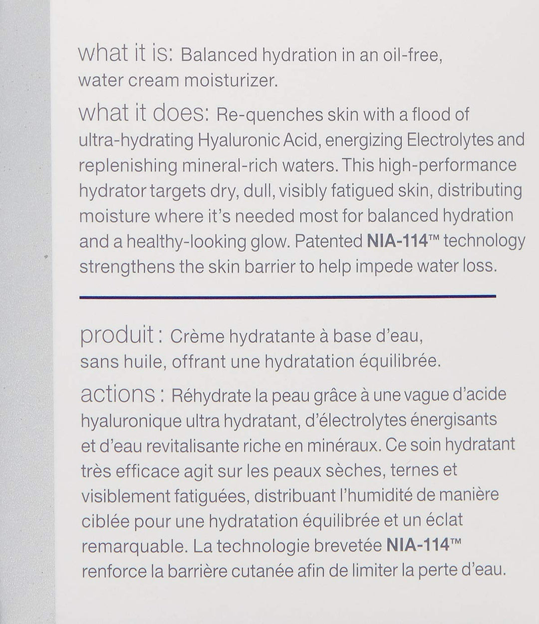 StriVectin ReQuench Water Cream, Flieder, 50 milliliter, Mandel