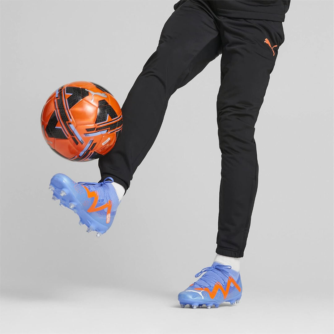 PUMA Herren Future Match Mxsg Fussballschuh 42 EU Blue Glimmer Puma White Ultra Orange, 42 EU Blue G