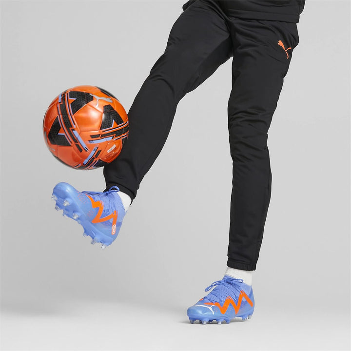 PUMA Herren Future Match Mxsg Fussballschuh 42 EU Blue Glimmer Puma White Ultra Orange, 42 EU Blue G