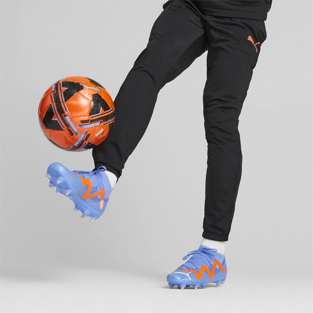 PUMA Herren Future Match Mxsg Fussballschuh 40.5 EU Blue Glimmer Puma White Ultra Orange, 40.5 EU Bl