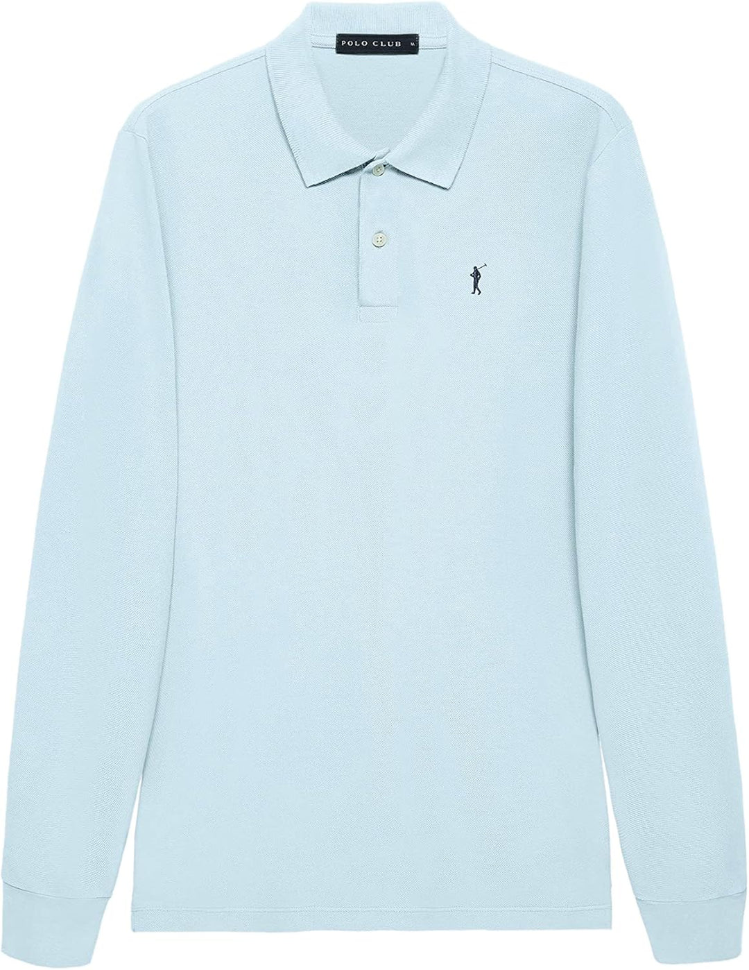 Polo Club Herren Poloshirt Kurzarm Regular Fit Baumwolle Männer Polohemd Longsleeve S Sky Blau, S Sk