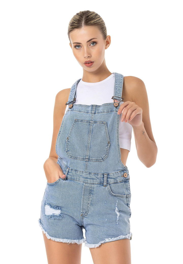 Redbridge Denim Latzhose für Damen Jeans Overall Jumpsuit 26W Hellblau, 26W Hellblau