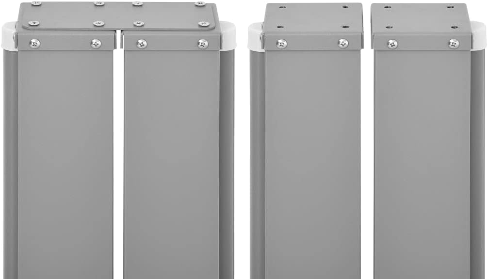 puraday 100x1000 cm Ausziehbare Seitenmarkise Braun Terrassen-Sichtschutz Stilvolle Seitenmarkise Si