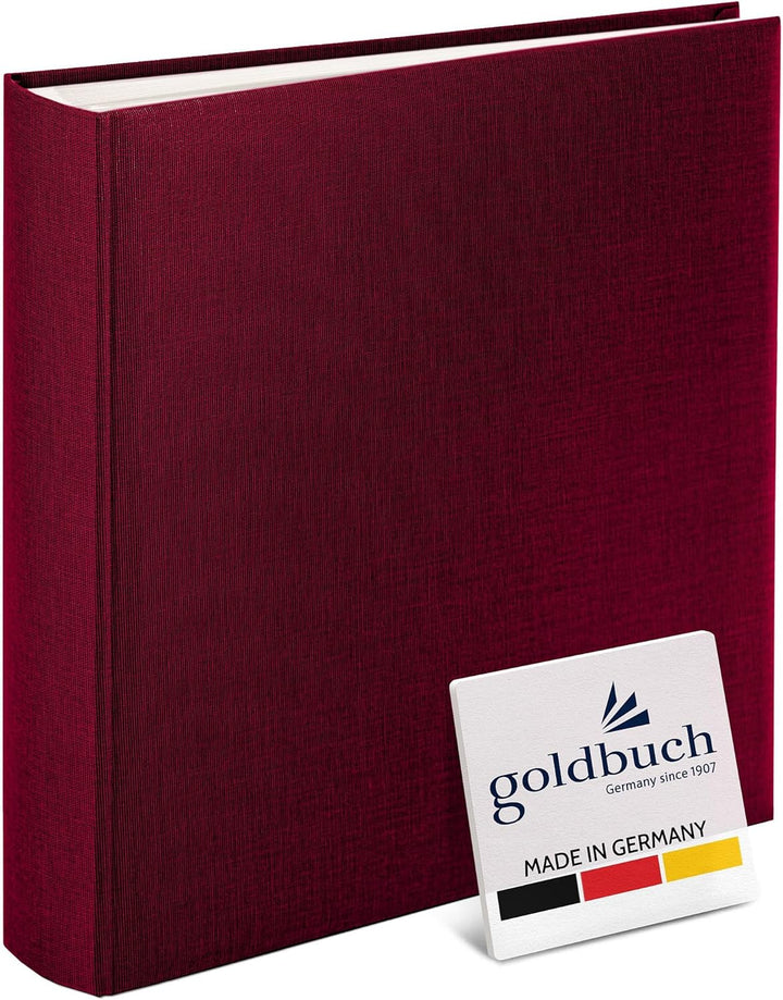 goldbuch 31807 Fotoalbum Summertime Trend, 30 x 31 cm, Fotobuch mit 100 weisse Seiten & Pergamin Tre