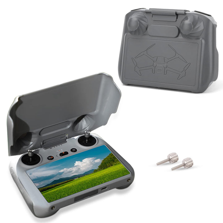 Pilipane Mini 3 Pro Sonnenblende 2-stufiger Sonnenschutz Für DJI Mini 3 Pro RC Fernbedienung Vollbil