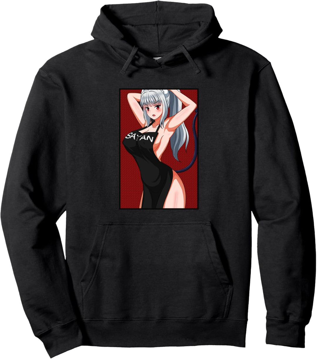 Perfekte hübsche japanese Anime waifu kawaii Mädchen cosplay Pullover Hoodie