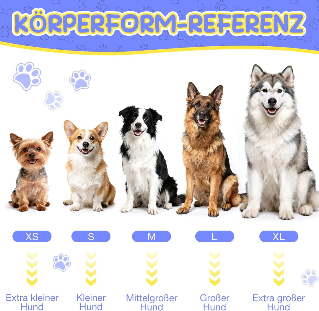 Hundebademantel Extra Saugfähig, Bademantel Hund Schnelltrocknend mit Klettverschluss Mikrofaser Hun