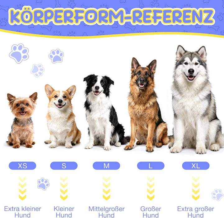 Hundebademantel Extra Saugfähig, Bademantel Hund Schnelltrocknend mit Klettverschluss Mikrofaser Hun