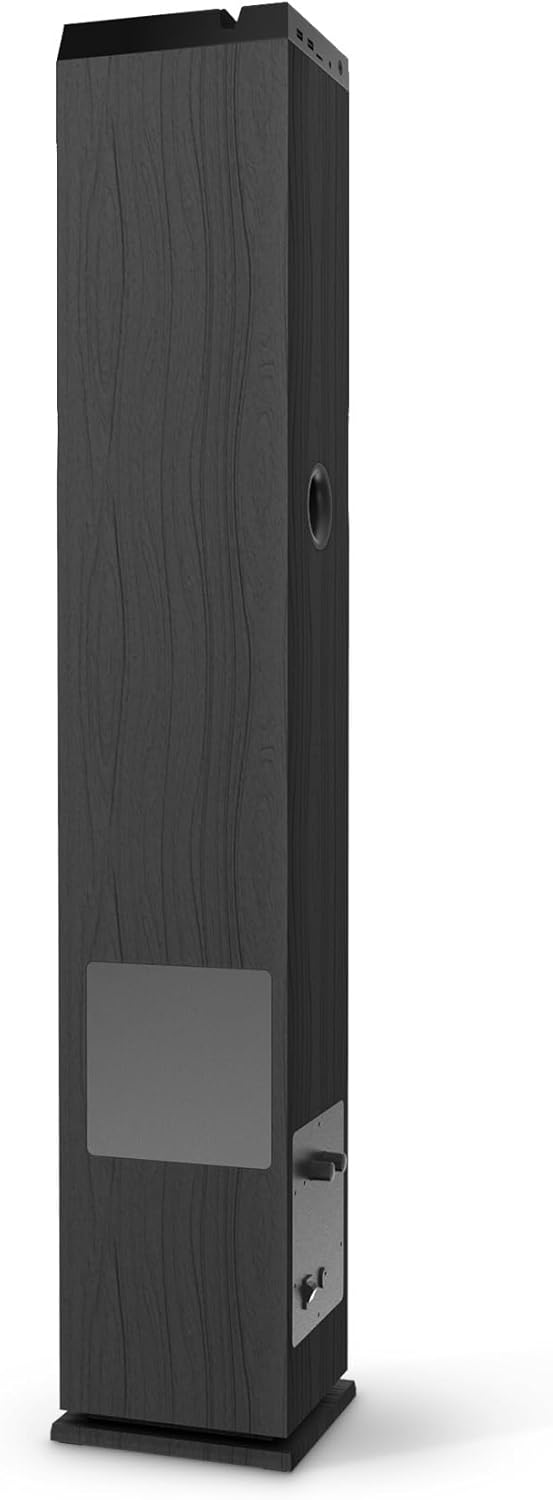 Energy Sistem Tower 5 g2 Ebony Lautsprecherturm 65 W und True Wireless Stereo (Bluetooth 5.0, USB/Mi
