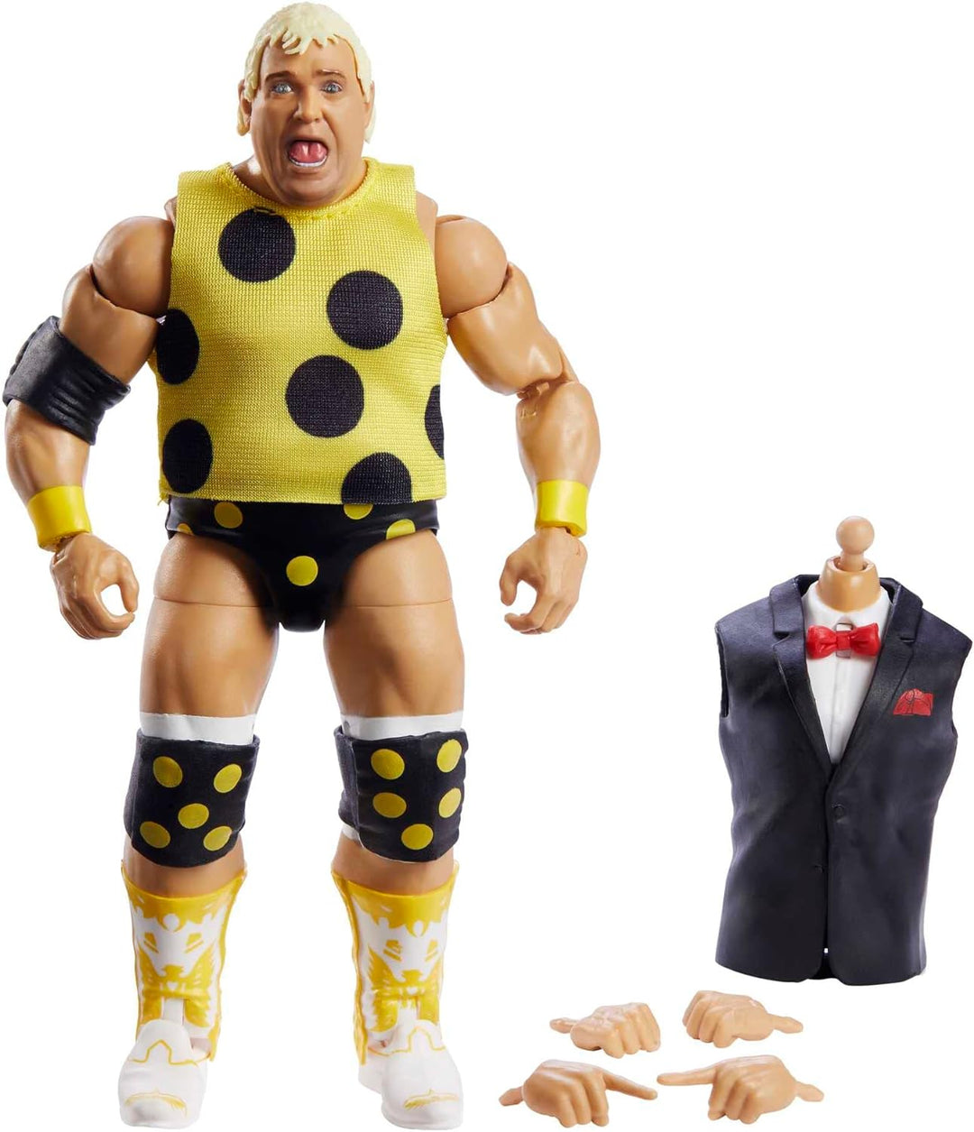 WWE HKP11 - Elite WrestleMania Dusty Rhodes Actionfigur, bewegliches WWE Sammlerstück mit Zubehör, S