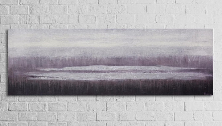 YS Acrylbilder auf leinwand handgemalt «Stille Ruhe» | Gemälde handgemalt für wohndecor Art Bilder a