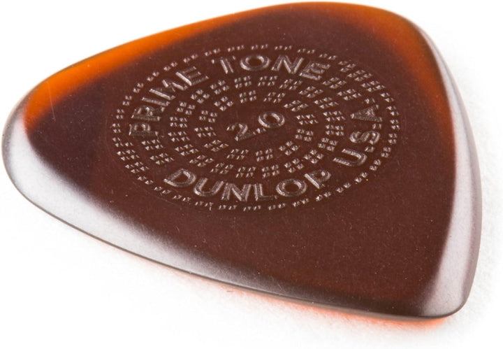Médiators Jim Dunlop 2,00mm Primetone Standard Grip 2,00mm sachet de 12 Sachet de 12 2,00mm, Sachet