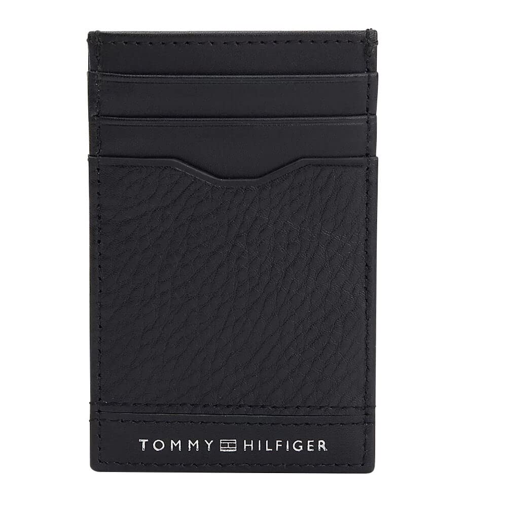 Tommy Hilfiger Herren 1985 Rucksack Hochwertiges Leder Einheitsgrösse Schwarz, Einheitsgrösse Schwar