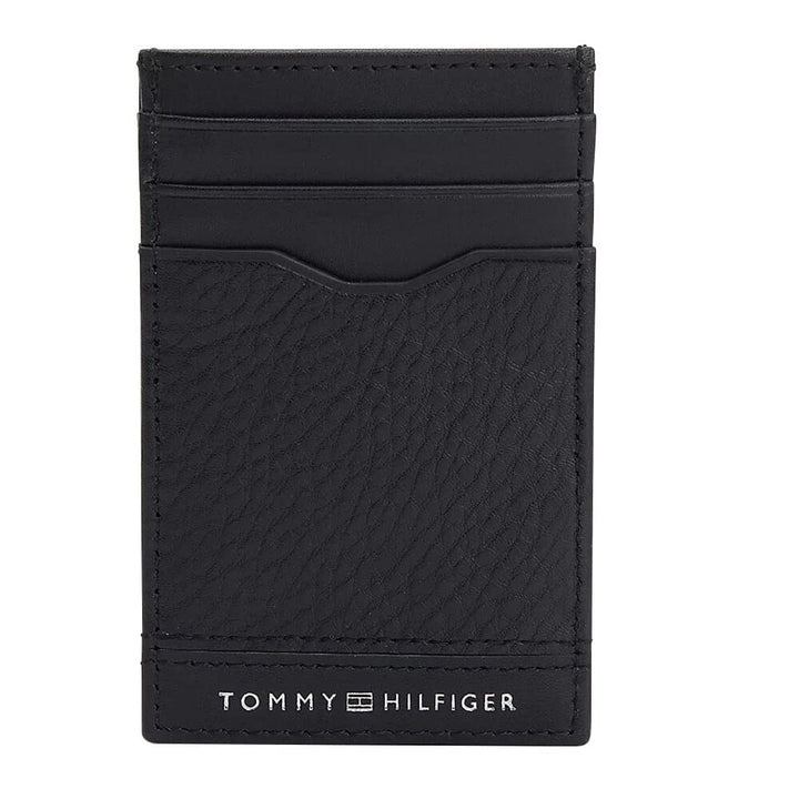 Tommy Hilfiger Herren 1985 Rucksack Hochwertiges Leder Einheitsgrösse Schwarz, Einheitsgrösse Schwar