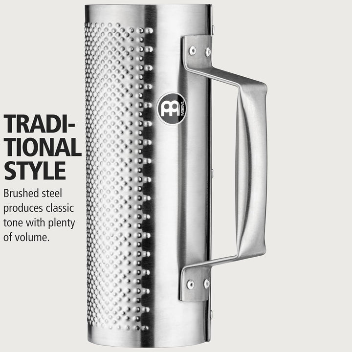 MEINL Percussion Merenge Güira extra small - brushed steel + ABS Scraper