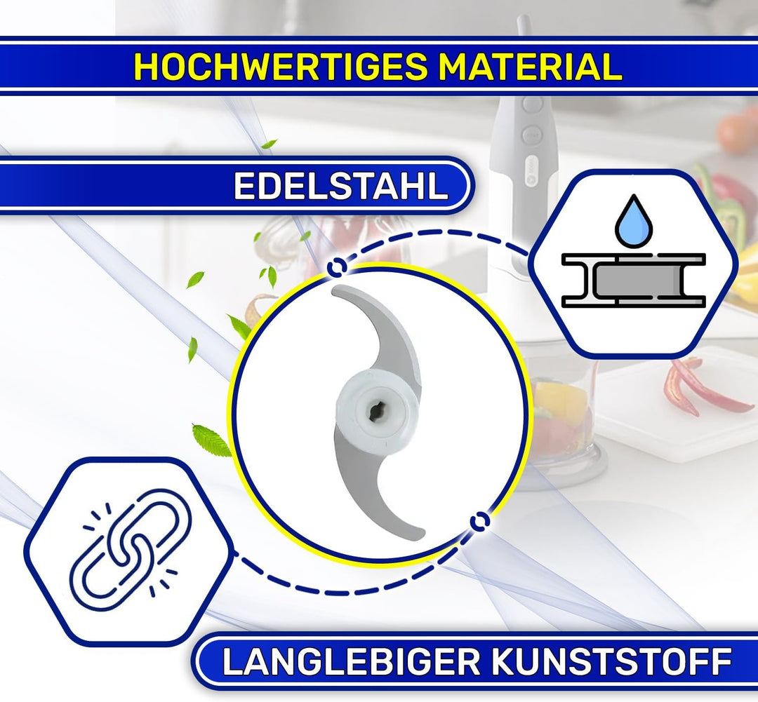 MONTERAL Messer für Zerkleinerungs Elektrische Stabmixer 500 ml mit Originalcode KW712997 für Kenwoo