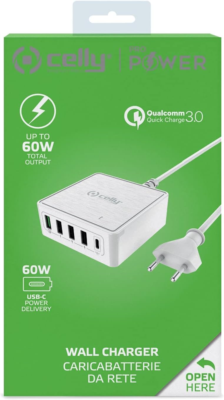 Celly-POWERSTATION USB-C PD 60W Weiss