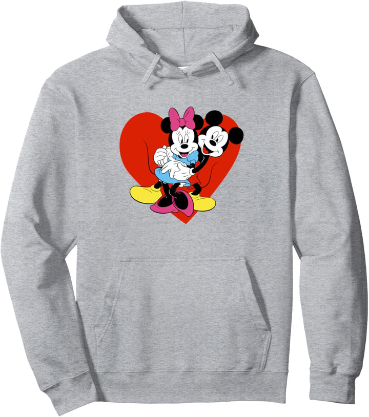 Disney Mickey & Friends Valentinstag Mickey & Minnie Love Pullover Hoodie