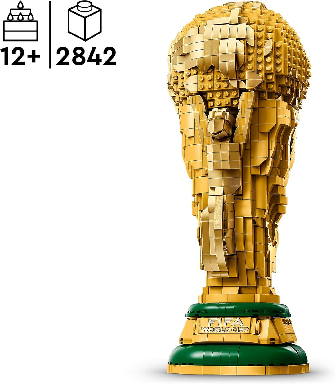 LEGO Editions Sports Offizieller Pokal der FIFA Fussball-Weltmeisterschaft - 3D DIY Modell mit samme