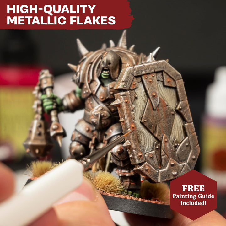 The Army Painter Warpaints Fanatic: Metallics Miniature Paint Set, 10 Acryl-Metallic-Farben 18ml ink