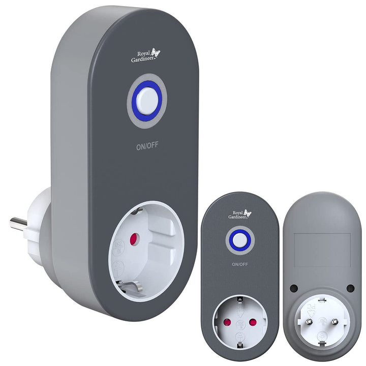 Royal Gardineer Bewässerungsventil: WLAN-Bewässerungscomputer mit Dual-Bewässerungs-Ventil & App-Ste