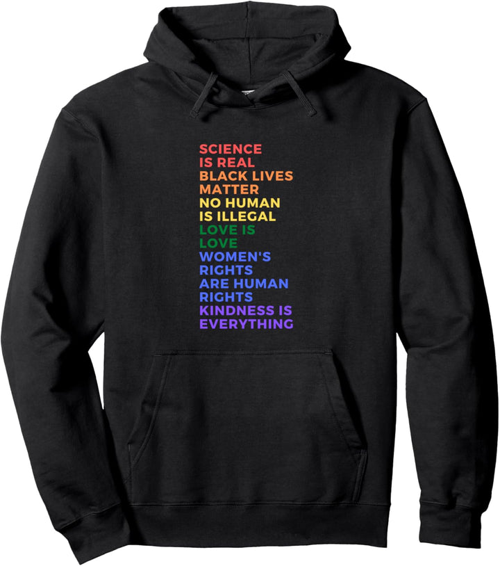 Wissenschaft ist real Black Lives Matter LGBT-Pride Liebe Frauen Pullover Hoodie