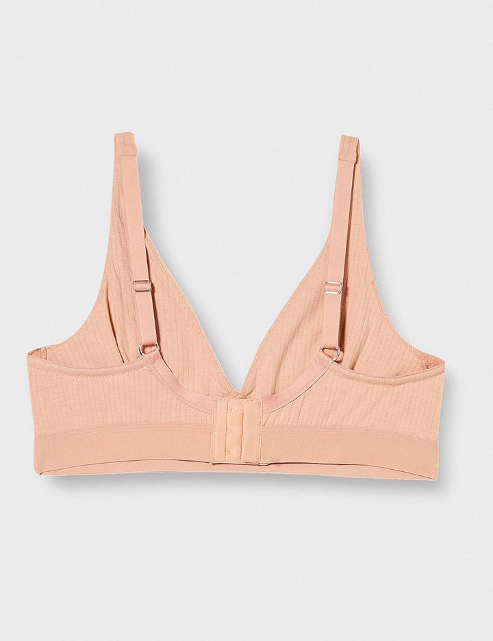 HUBER Damen Soft Bügelloser BH 75B Cafe Creme, 75B Cafe Creme