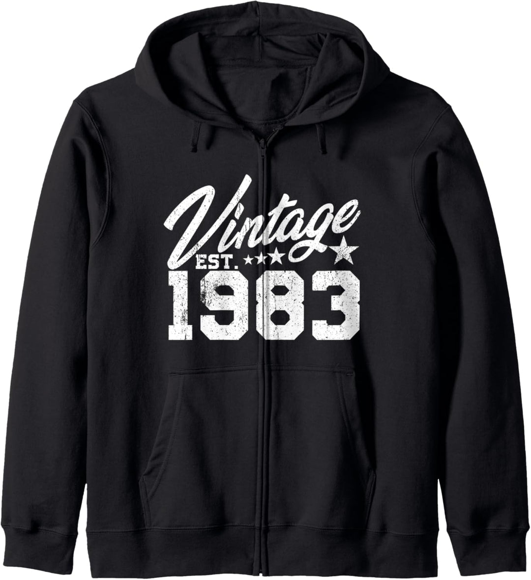Jahrgang 1983 Geburtstagsgeschenk zum Geburtstag Kapuzenjacke