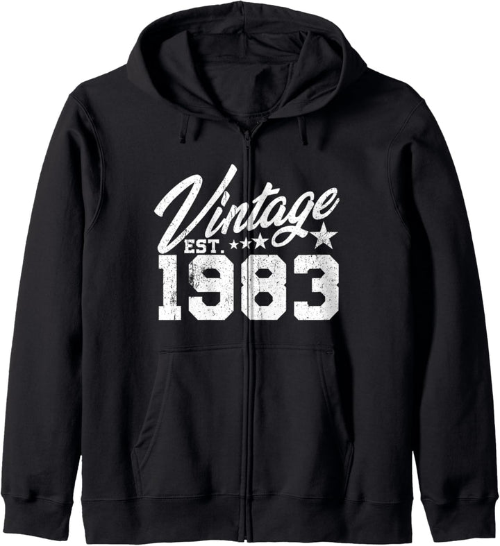 Jahrgang 1983 Geburtstagsgeschenk zum Geburtstag Kapuzenjacke