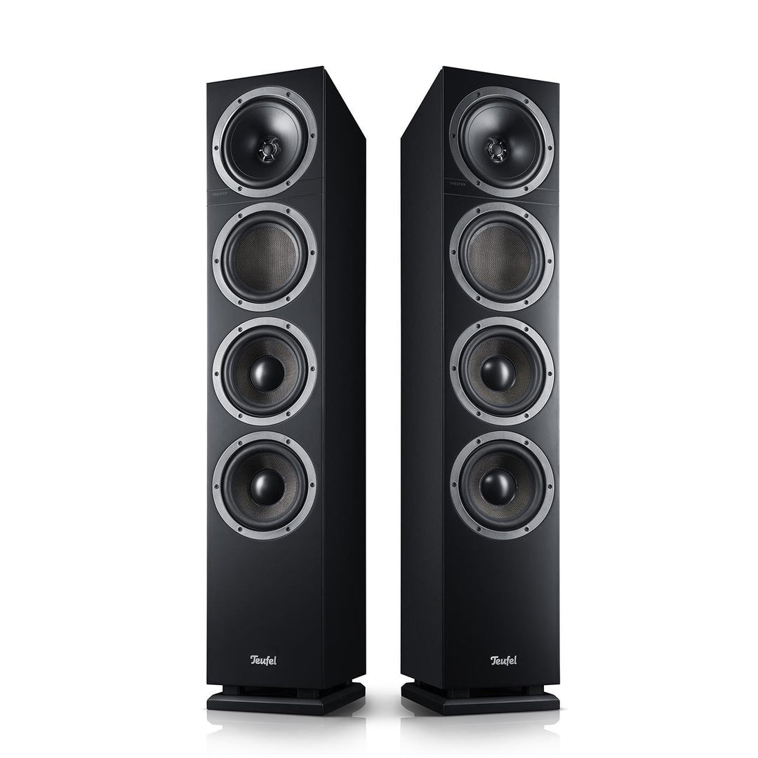 Teufel Theater 500 - HiFi-Stereo-Standlautsprecher Paar, 3-Wege-System, Downfiring Bassreflexsystem,