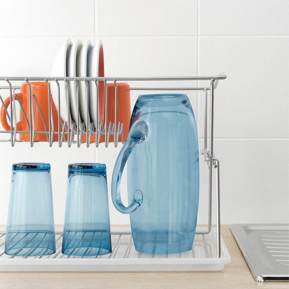 Metaltex 325602039 Geniustex Spülkorb m. Abtropfschale, Bestecksammler, Polytherm 45x31x28cm