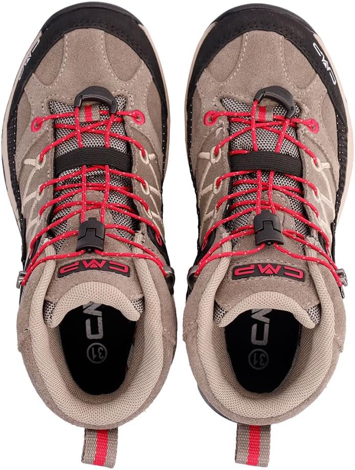 CMP Rigel Low Shoes Wp Trekking-Schuhe 28 EU Deserto Carminio, 28 EU Deserto Carminio
