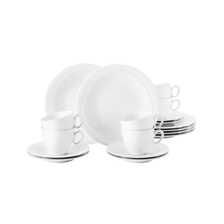 Seltmann Weiden 001.736893 Kaffeeservice 18-teilig Trio weiss, 43.0 x 24.0 x 18.1 cm