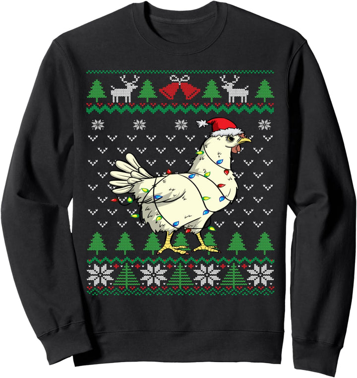 Huhn Weihnachten | Geflügelzucht Chicken Christmas Sweatshirt