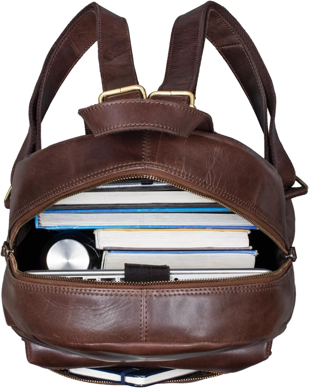 STILORD 'Flynn' Grosser Rucksack Leder XL Lederrucksack für Damen Herren Laptop Rucksack Reiserucksa