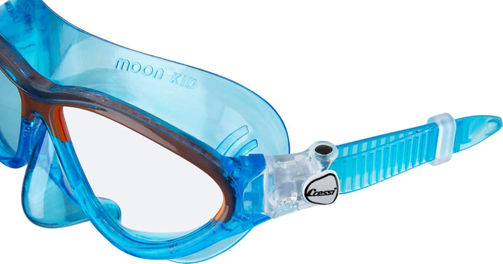CRESSI Moon Schwimmbrille Kinder 7 bis 15 Jahre mit Bruchsicheren Gläsern, Kratzschutz, Sicherem Sit