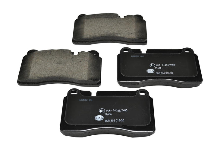 HELLA PAGID 8DB 355 013-201 Bremsbelagsatz - T1686 - Dicke/Stärke: 17.3mm - Bremssystem: Brembo - fü