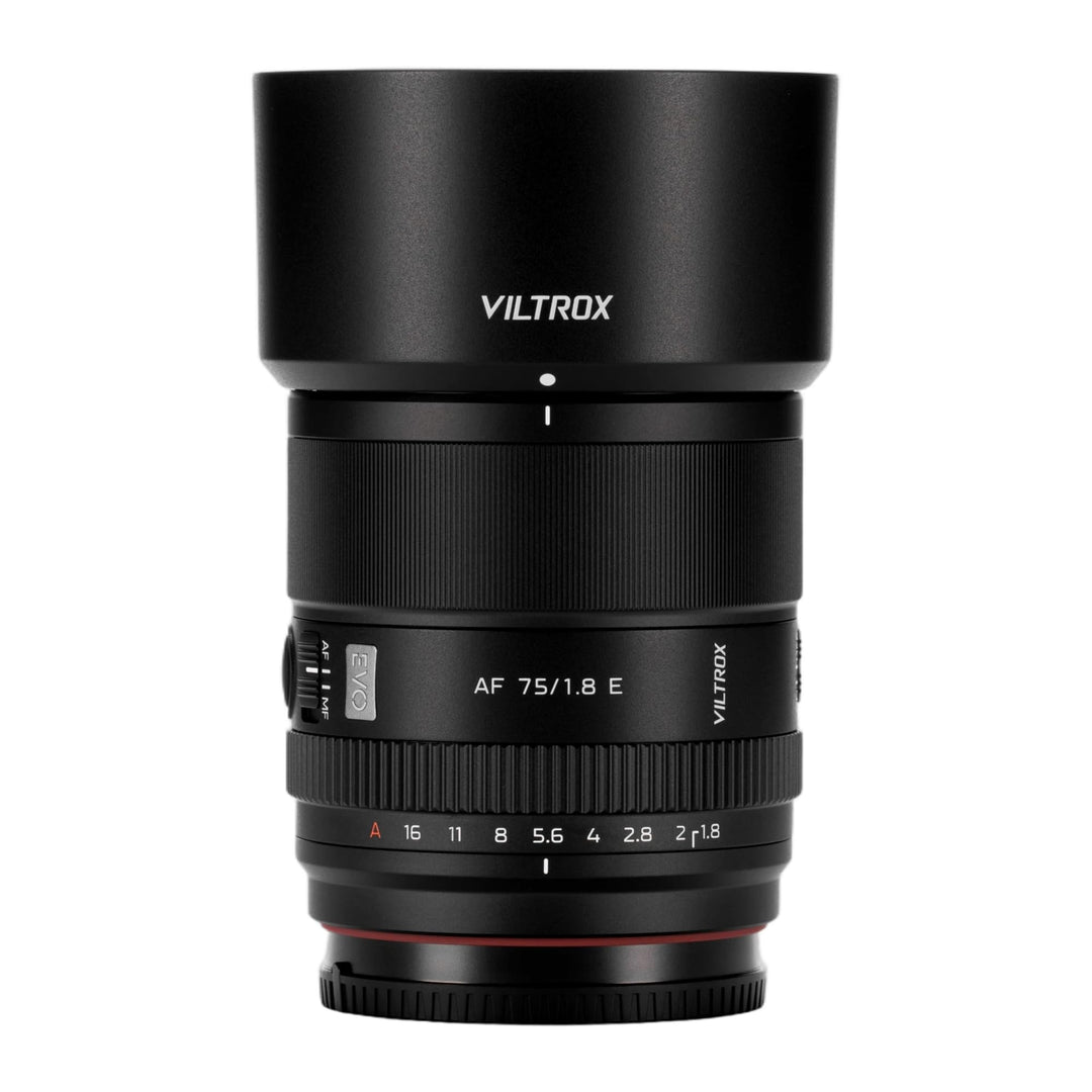VILTROX 75mm F1.8 EVO Objektiv, AF 75mm f1.8 für Sony E Mount, Autofokus APS-C Objektiv für Sony A7C