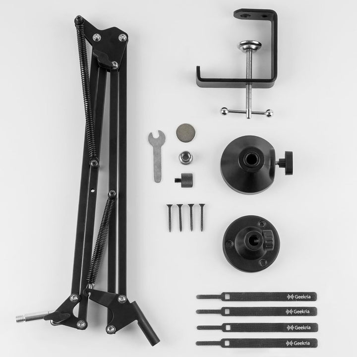GEEKRIA for Creators Mikrofonarm kompatibel mit Fifine K669, K670, K670B, K658, K678, AmpliGame A6T,