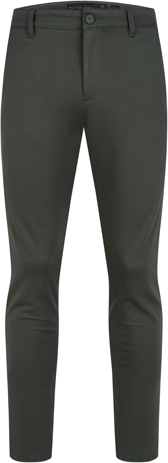 Indicode Herren Rodekro Performance Pants | Chinohose Herrenhose Super Stretch Stoffhose Bequeme Bus