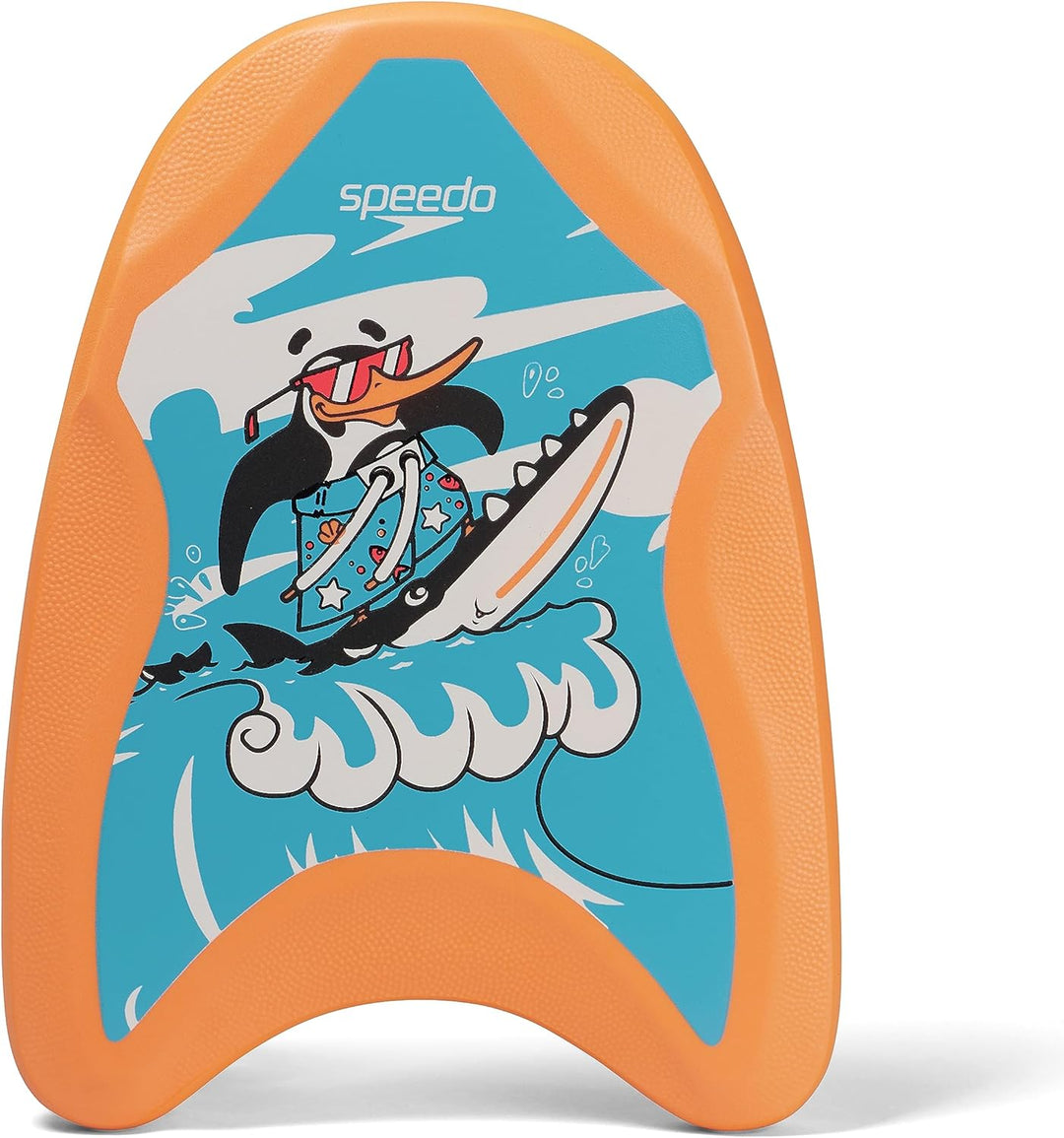 Speedo Unisex Kinder Printed Float Bedruckter Schwimmer, Chima-Azurblau/Neon-Orange, One Size