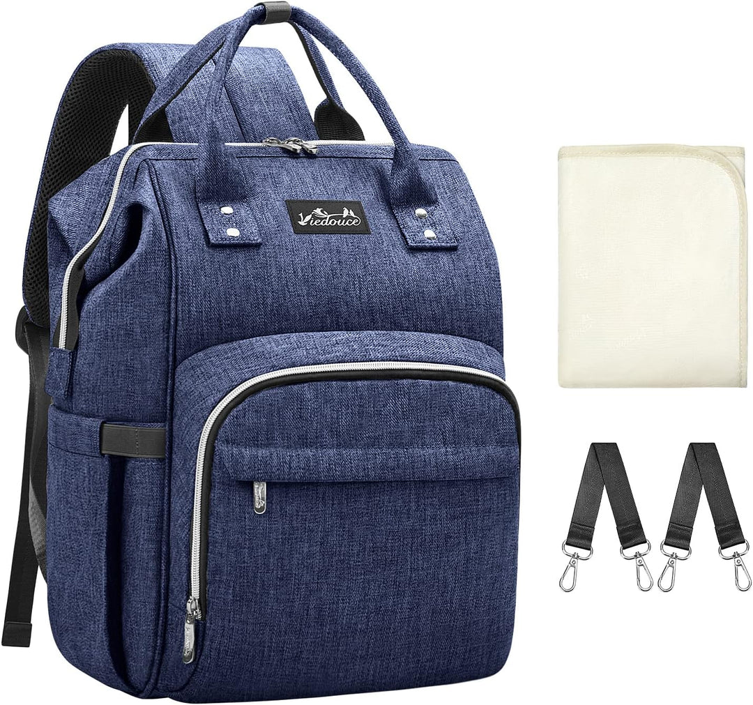 Viedouce Baby Wickelrucksack Wickeltasche Babytasche,Wasserdicht Oxford Grosse Kapazität für ausgehe