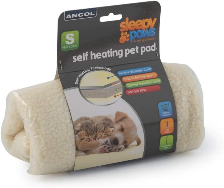 Ancol Selbstheizende Hunde-/ Katzendecke, mittelgro cremefarben L 36 x B 28 x H 54 cm, cremefarben L