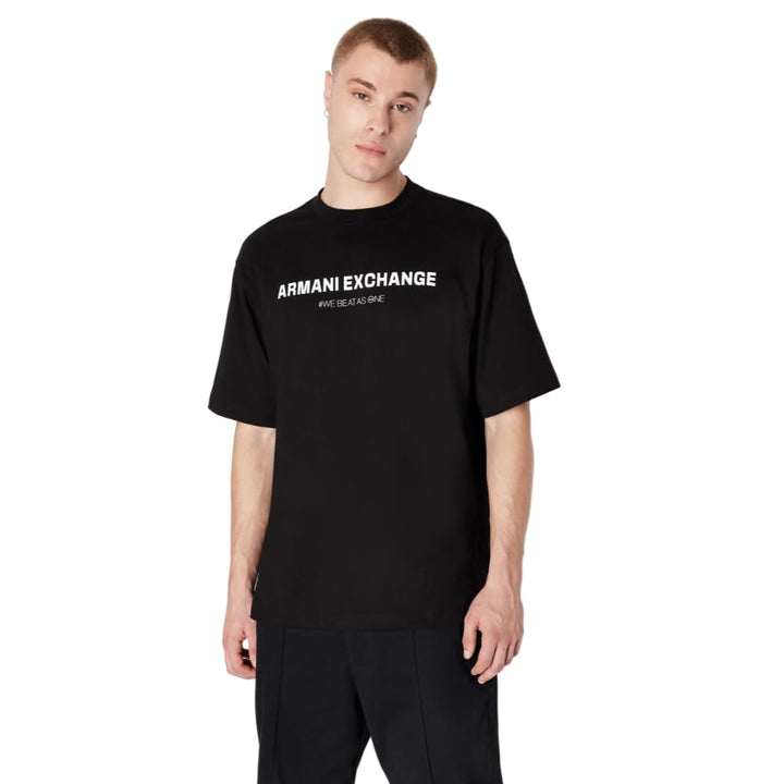 Armani Exchange Herren Limited Edition We Beat As One Capsule Heavy Jersey Jumper Polo Sweater M Sch